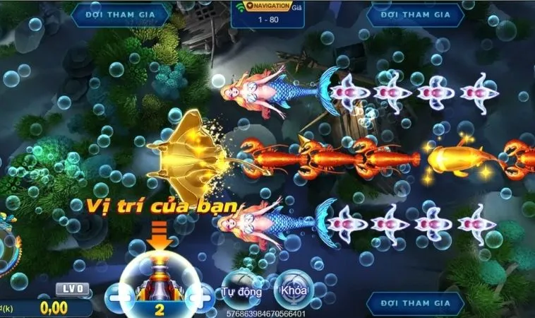 Giao diện chơi Bắn Cá Royal Fishing tại FB88