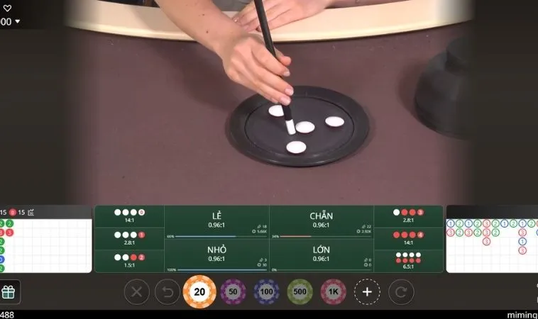 Các cửa cược trong game Xóc Đĩa tại FB88