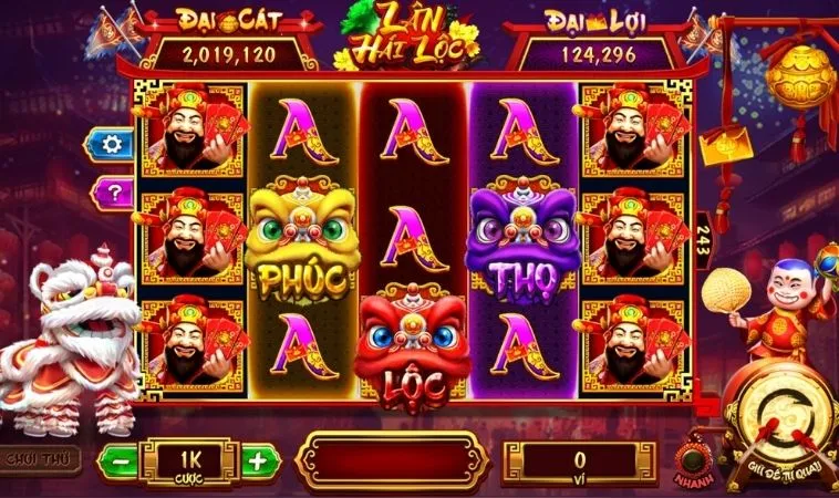 Quay Hũ Lân Hái Lộc Tại FB88: Rinh Thưởng Jackpot Khủng Ngay Hôm Nay 2 Các biểu tượng trong game Quay Hũ Lân Hái Lộc Tại FB88