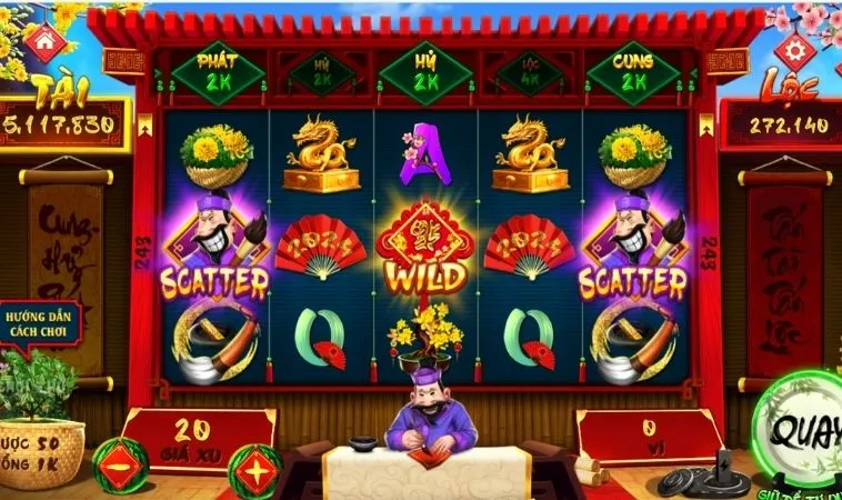 Quay Nổ Hũ Ông Đồ Tại FB88 Để Rinh Thưởng Tỷ Đồng 2 Các biểu tượng trong game Quay Nổ Hũ Ông Đồ Tại FB88